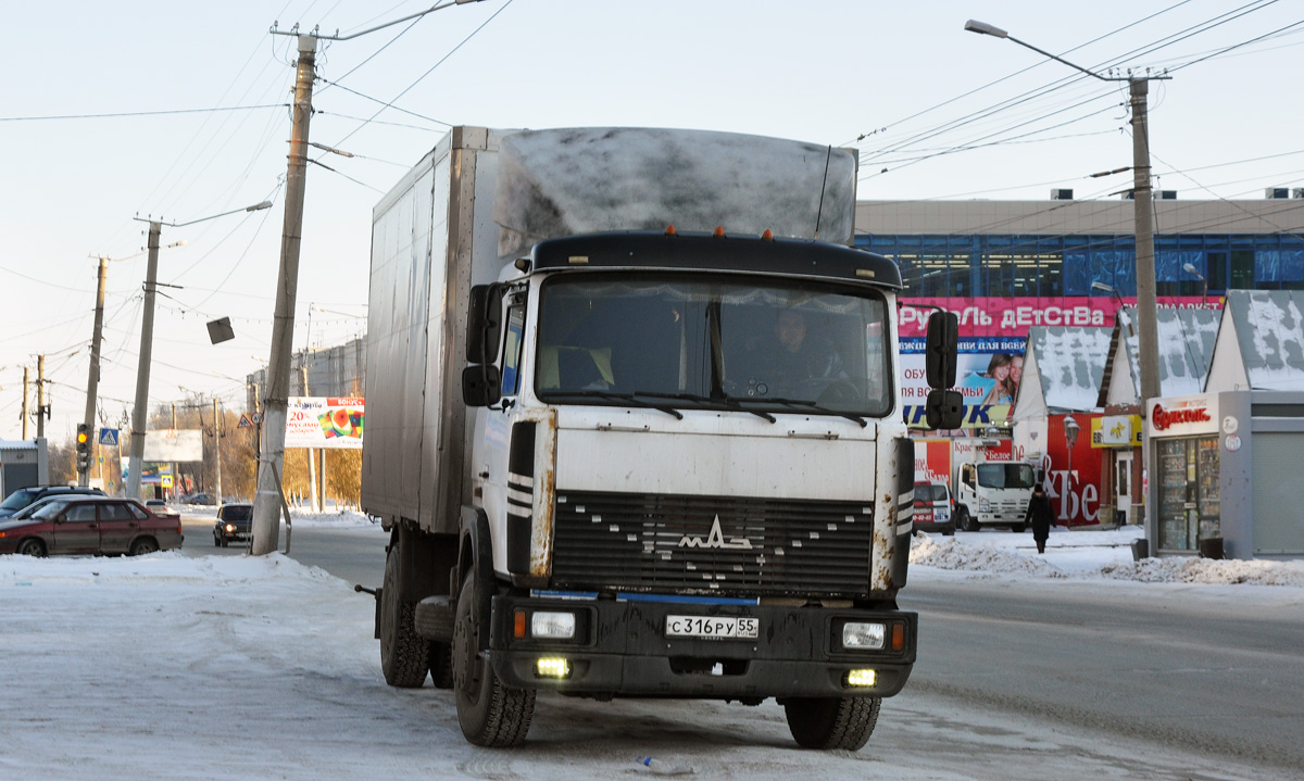 Омская область, № С 316 РУ 55 — МАЗ-5336 (общая модель)