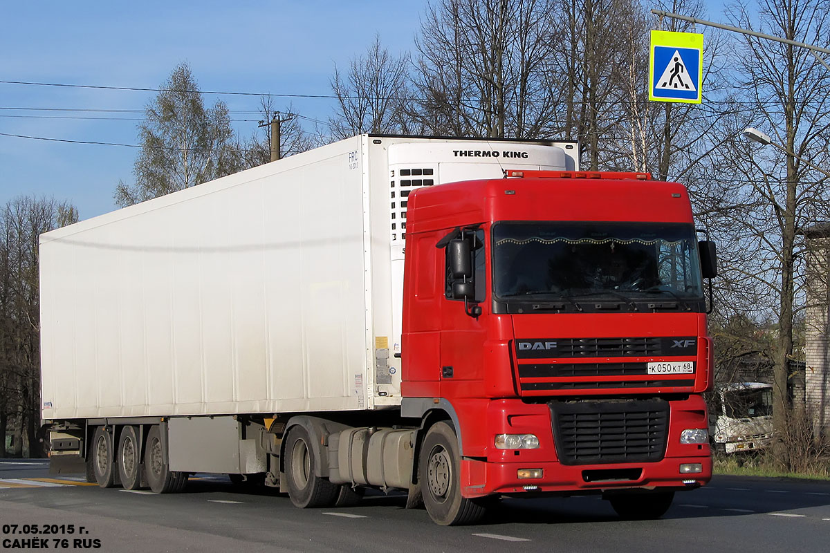 Тамбовская область, № К 050 КТ 68 — DAF XF95 FT