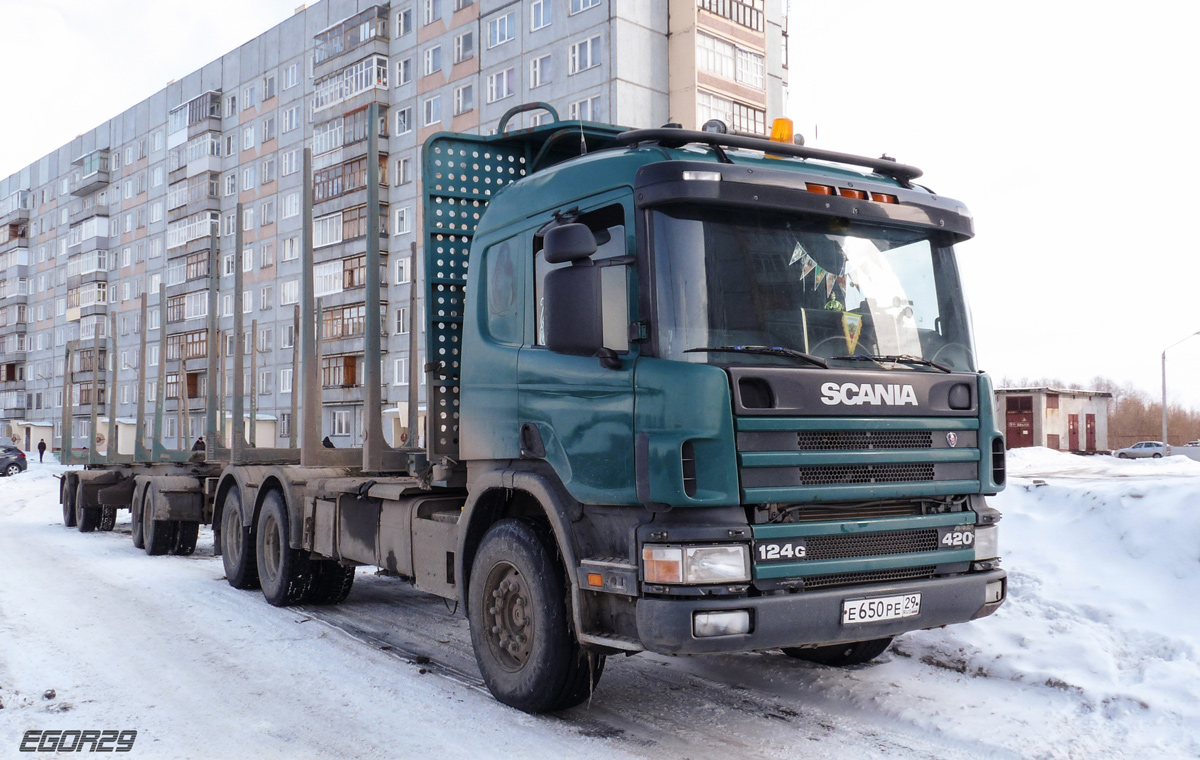 Архангельская область, № Е 650 РЕ 29 — Scania ('1996) P124G