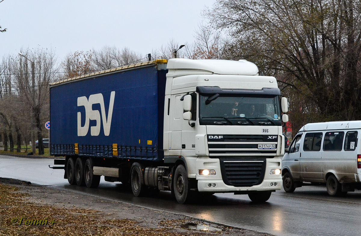 Брянская область, № М 317 КР 32 — DAF XF105 FT