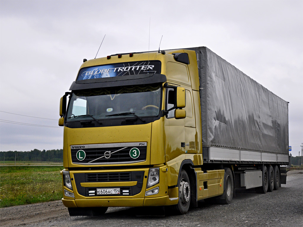 Новосибирская область, № Е 606 АС 154 — Volvo ('2008) FH.440