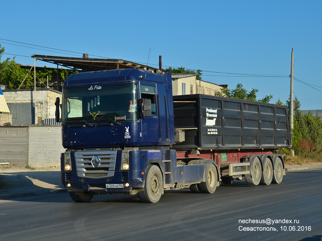 Севастополь, № А 320 НВ 92 — Renault Magnum E-Tech ('2001)