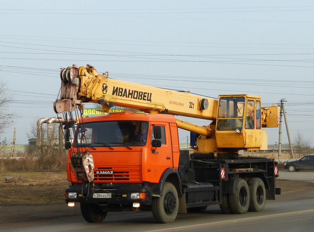 Волгоградская область, № С 384 ХО 34 — КамАЗ-65115-62