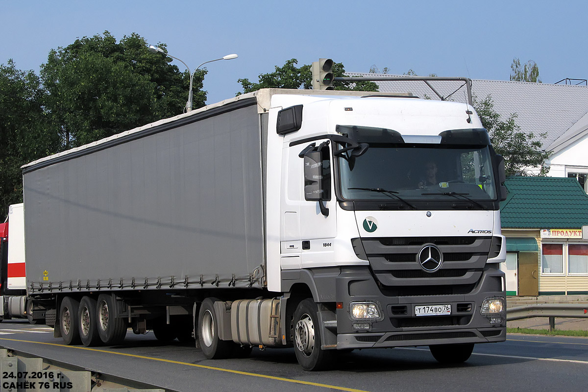 Ярославская область, № Т 174 ВО 76 — Mercedes-Benz Actros ('2009) 1844