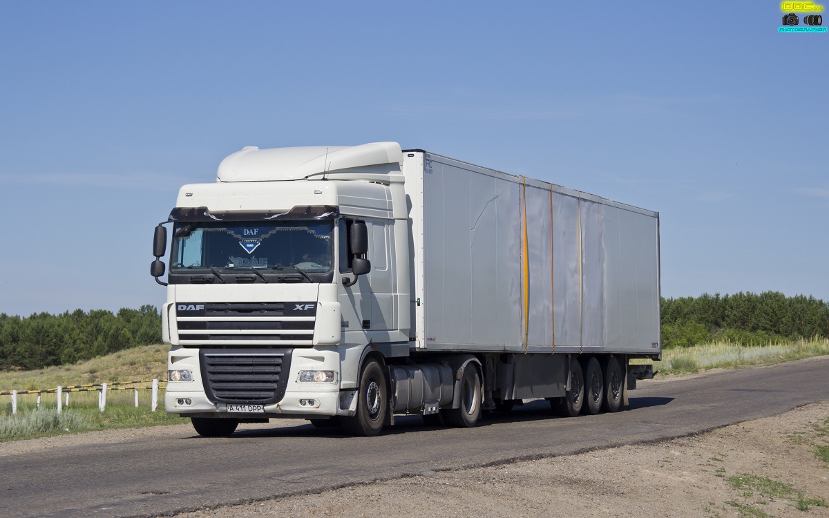 Алматы, № A 411 DPP — DAF XF105 FT