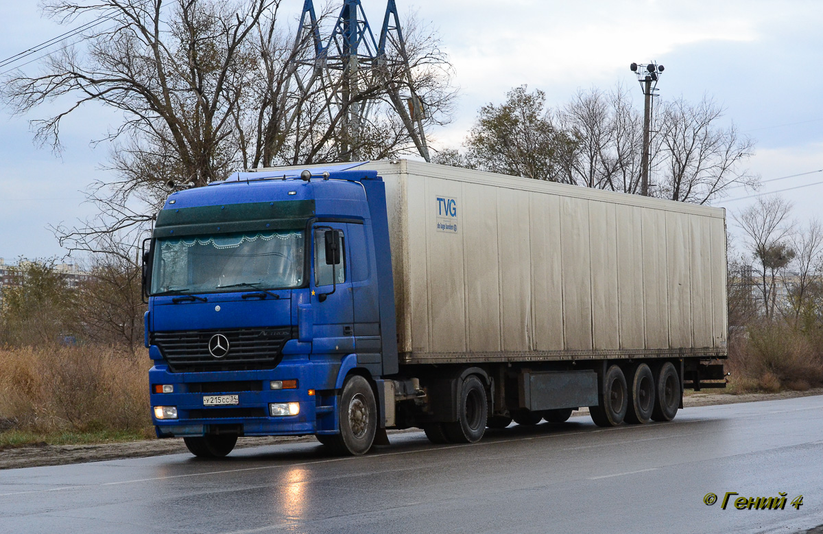 Волгоградская область, № У 215 СС 34 — Mercedes-Benz Actros ('1997)