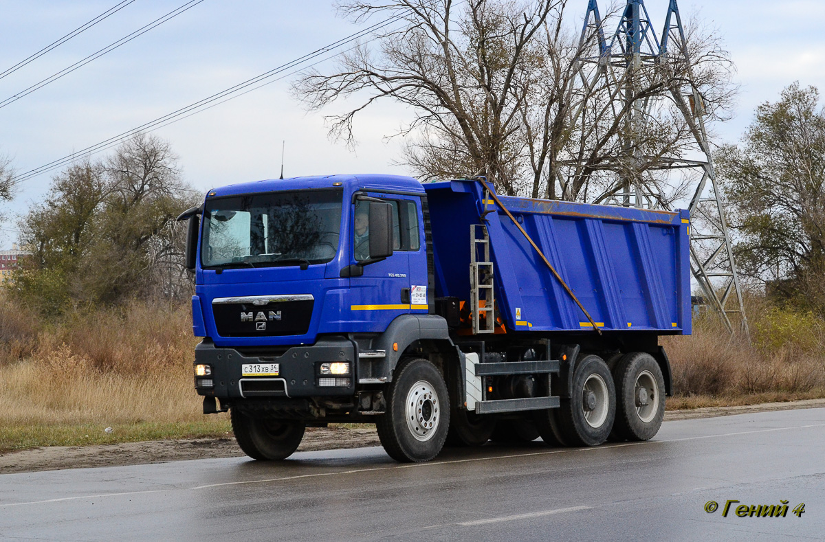 Волгоградская область, № С 313 ХВ 34 — MAN TGS ('2007) 40.390