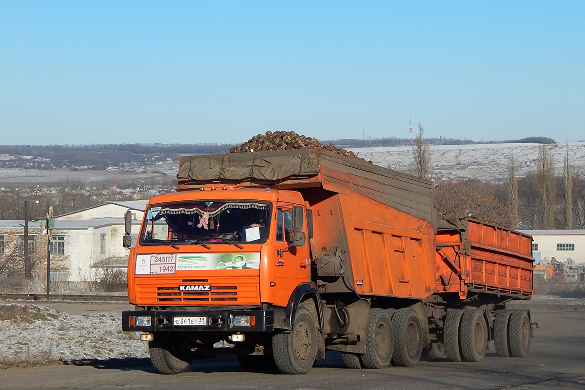 Белгородская область, № Е 341 ЕТ 31 — КамАЗ-55111 [551110]