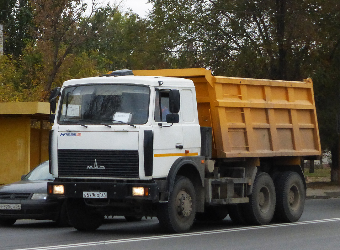 Волгоградская область, № В 579 СО 134 — МАЗ-5516X5