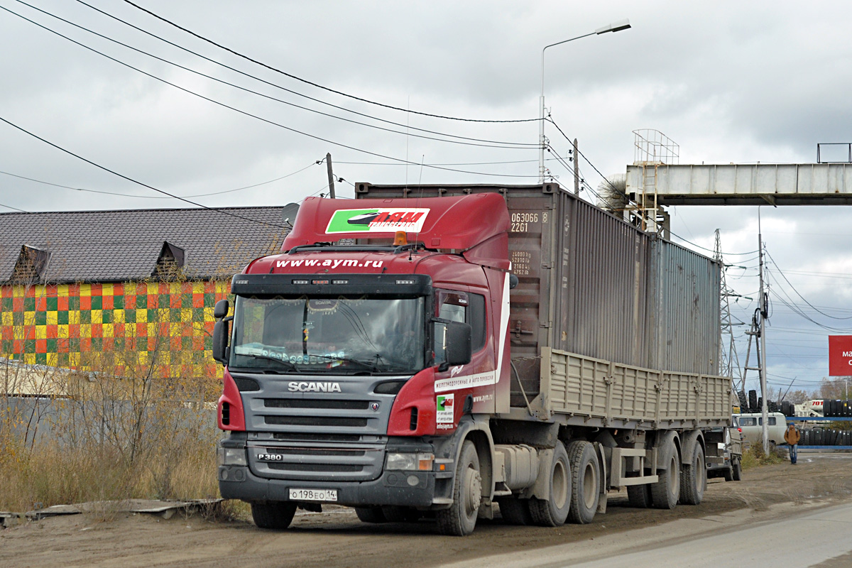 Саха (Якутия), № О 198 ЕО 14 — Scania ('2004) P380