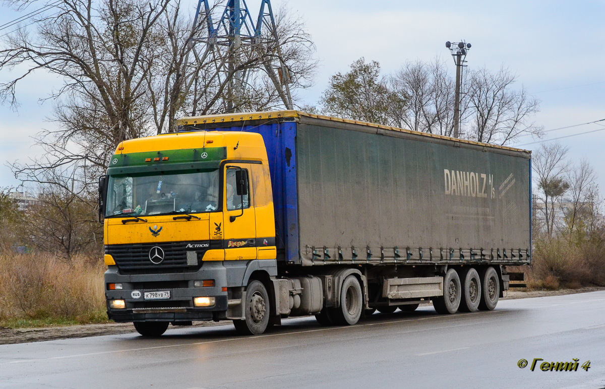 Архангельская область, № К 798 УВ 29 — Mercedes-Benz Actros ('1997) 1843