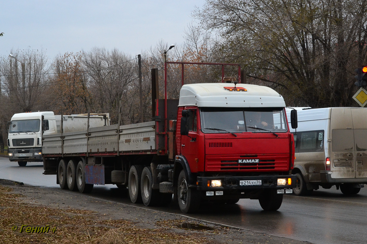 Волгоградская область, № В 214 ХН 34 — КамАЗ-5410