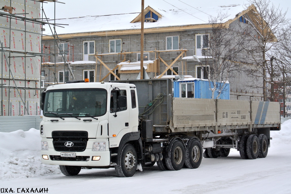 Сахалинская область, № М 486 МЕ 65 — Hyundai Power Truck HD1000