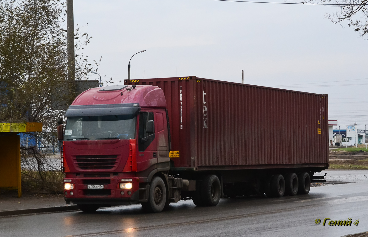 Волгоградская область, № У 456 ВО 34 — IVECO Stralis ('2002) 430