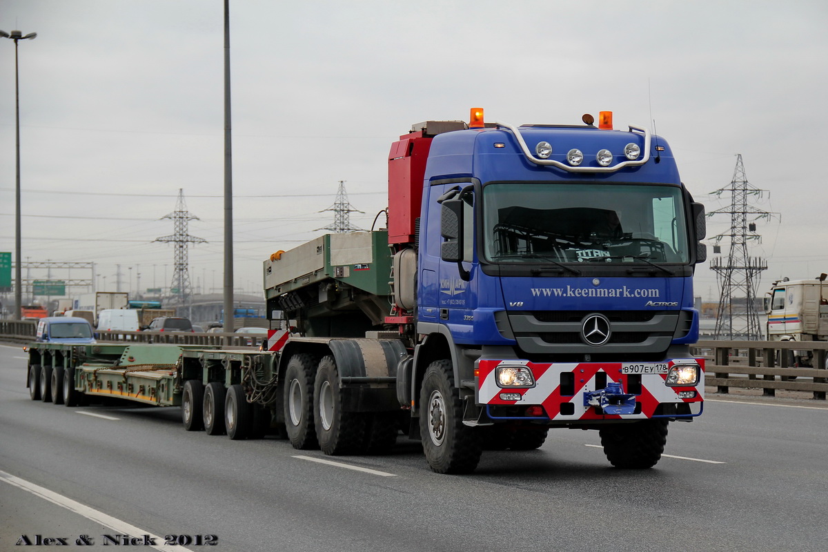 Санкт-Петербург, № В 907 ЕУ 178 — Mercedes-Benz Actros ('2009)