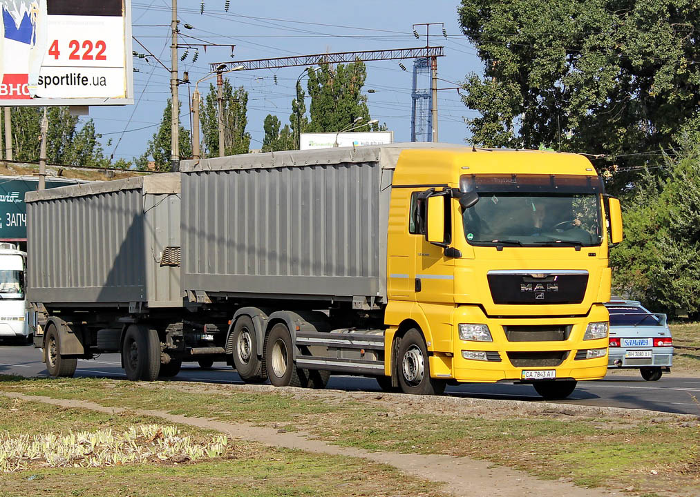 Черкасская область, № СА 7843 АІ — MAN TGX ('2007) 26.400