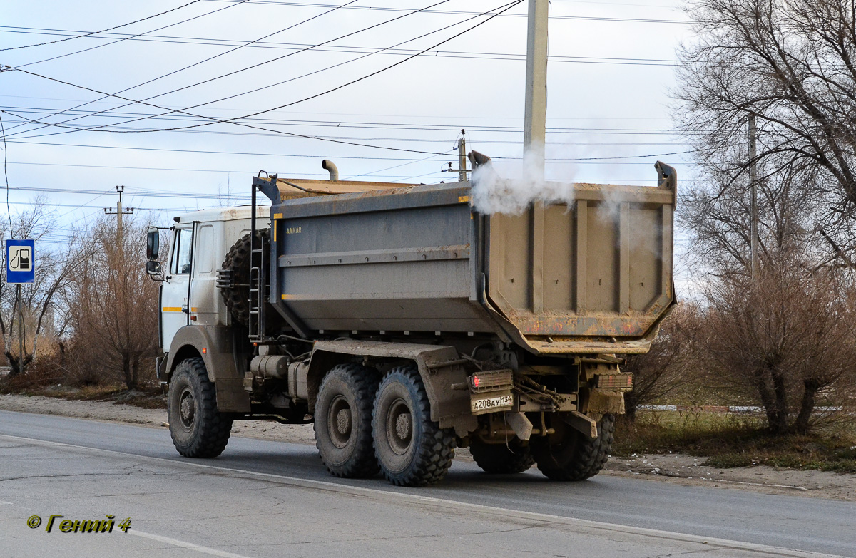 Волгоградская область, № А 208 АУ 134 — МАЗ-6317X9