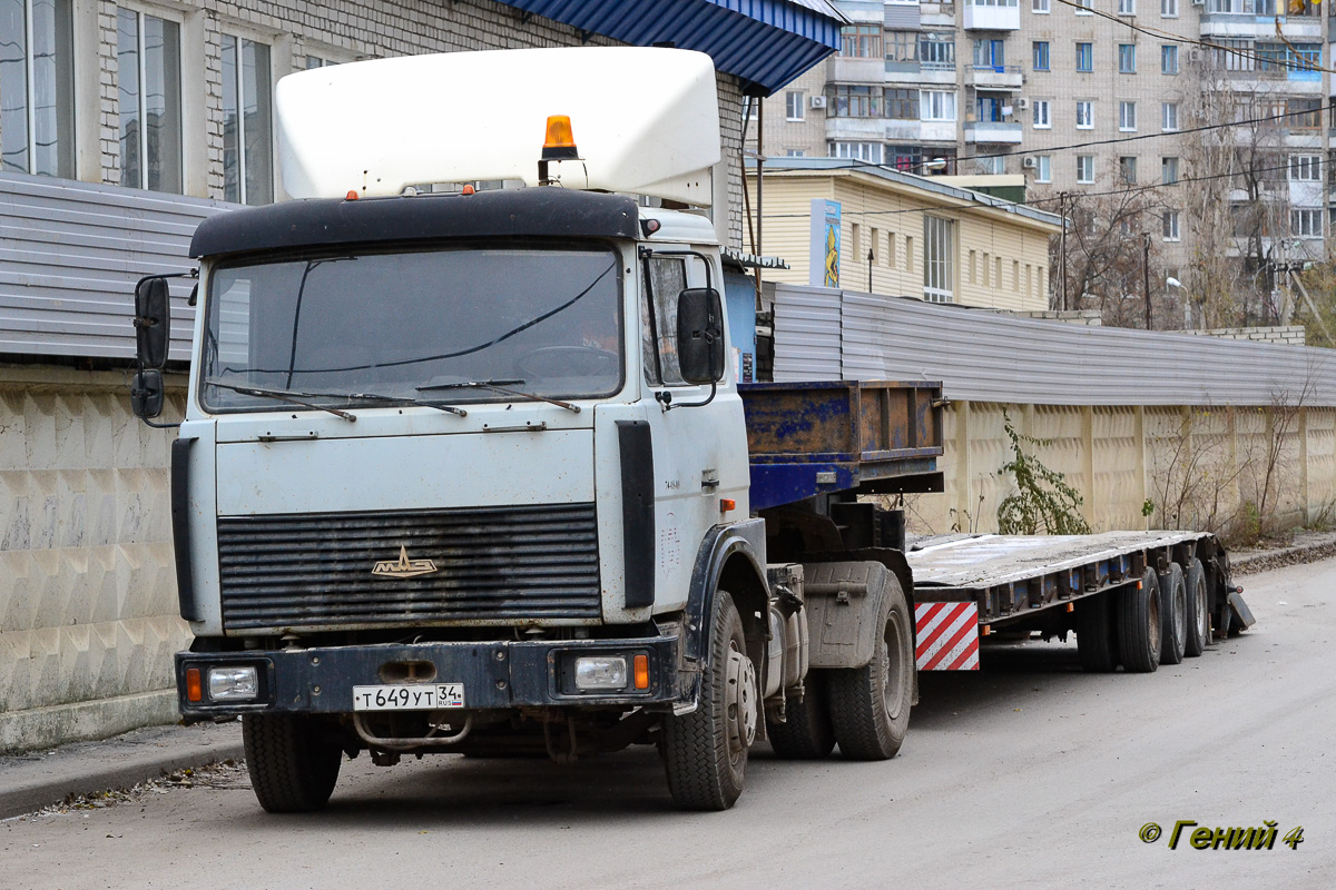 Волгоградская область, № Т 649 УТ 34 — МАЗ-54324