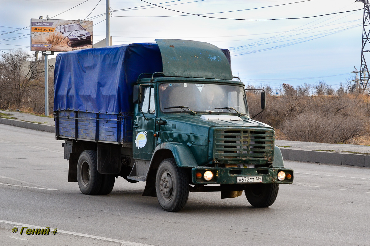 Волгоградская область, № А 672 ЕТ 134 — ЗИЛ-433362