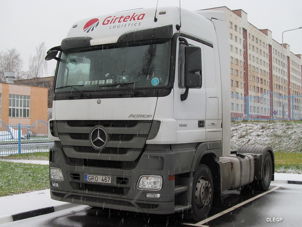 Литва, № GRO 467 — Mercedes-Benz Actros ('2009) 1844