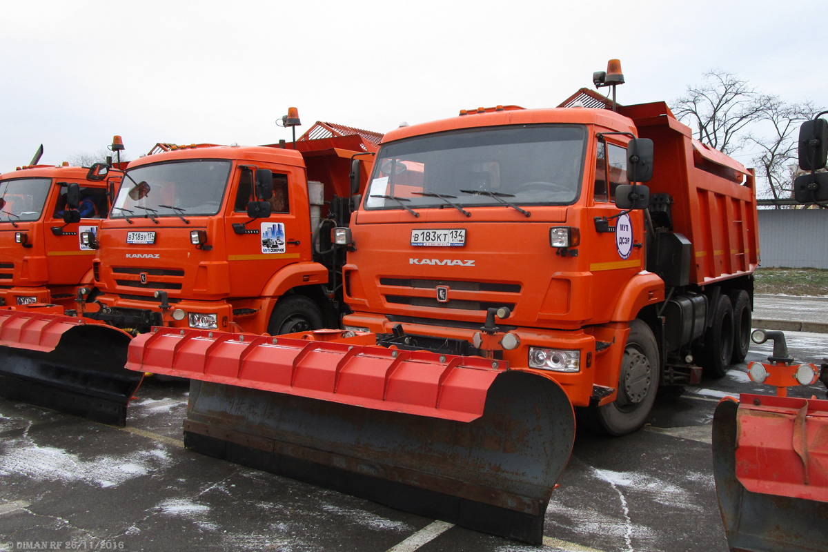 Волгоградская область, № В 183 КТ 134 — КамАЗ-65115-L4