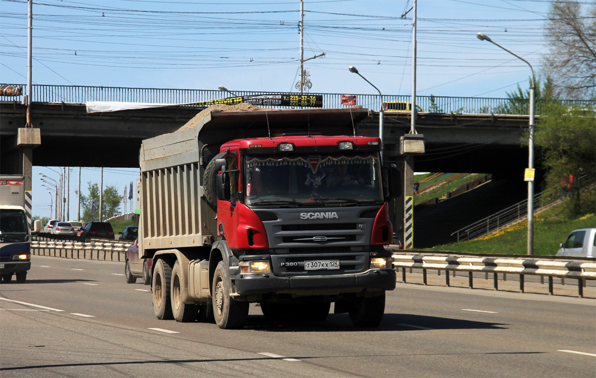 Красноярский край, № Т 307 КХ 124 — Scania ('2004) P380