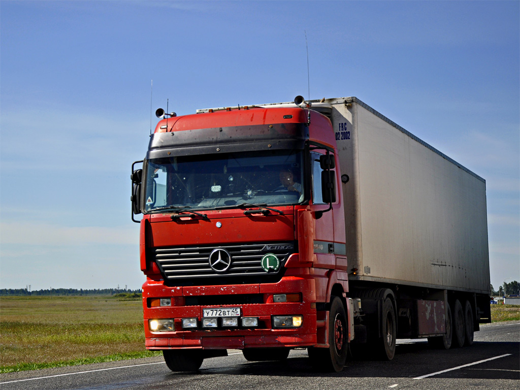 Курганская область, № У 772 ВТ 45 — Mercedes-Benz Actros ('1997) 1840