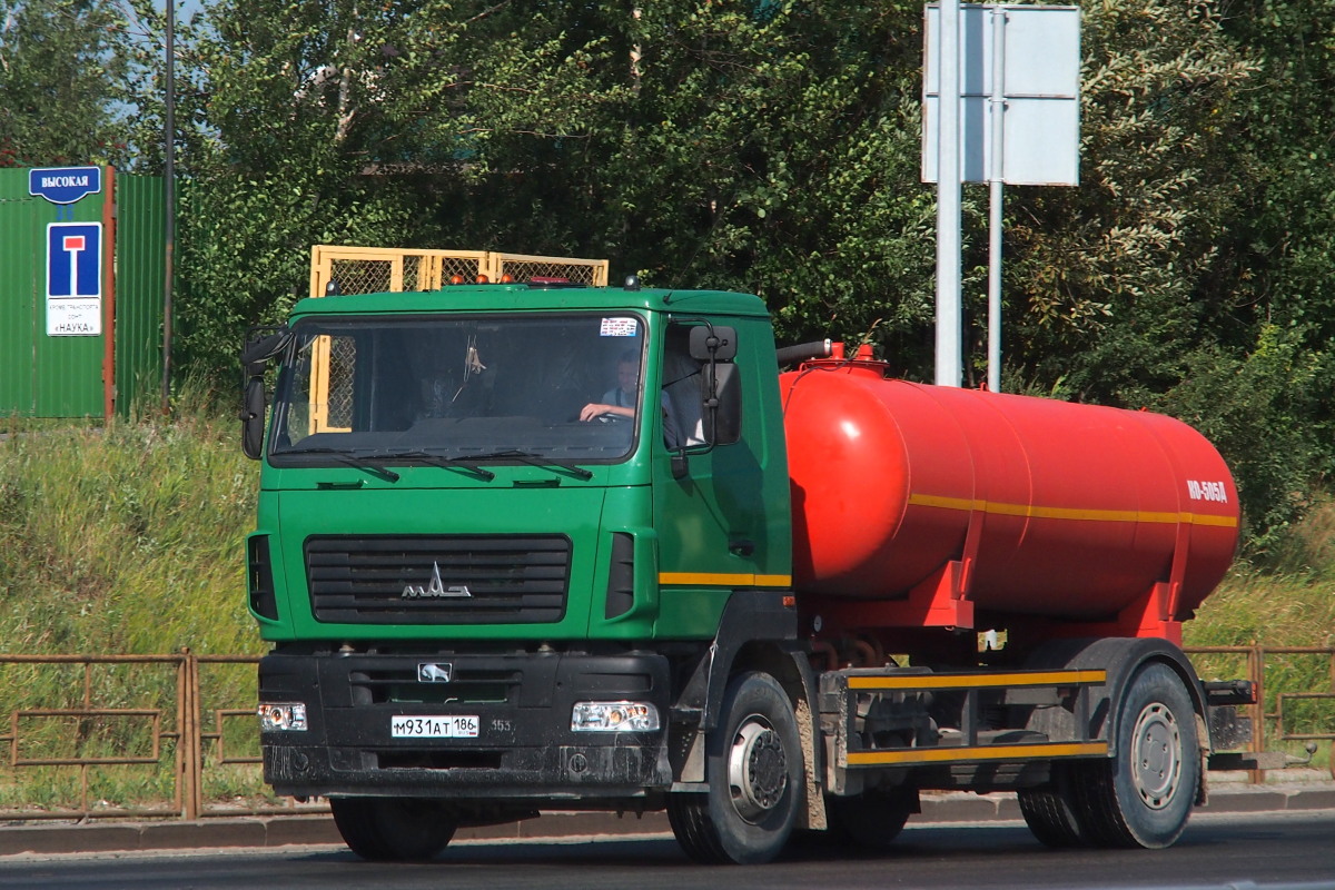 Ханты-Мансийский автоном.округ, № М 931 АТ 186 — МАЗ-5340B3