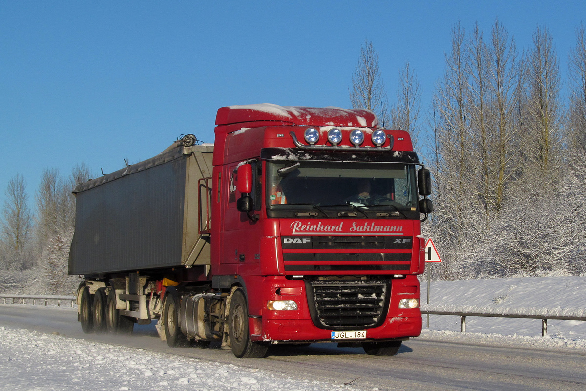 Литва, № JGL 184 — DAF XF105 FT