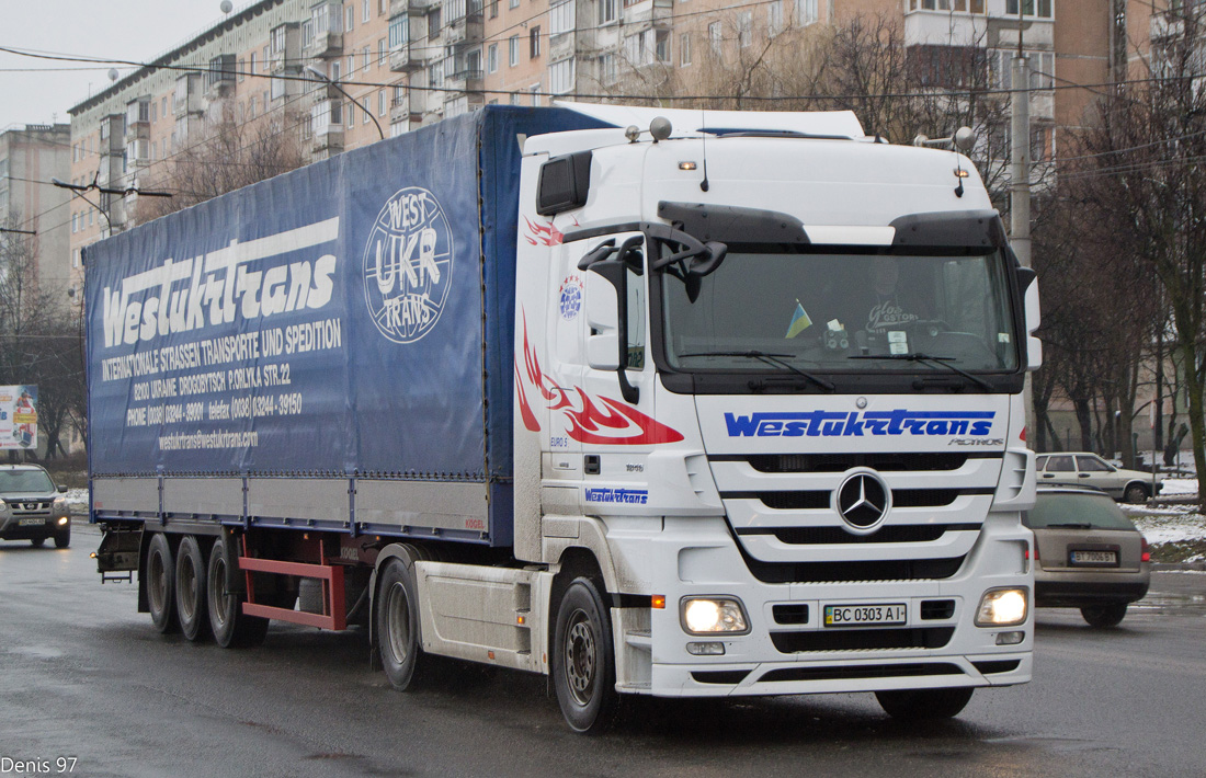 Львовская область, № ВС 0303 АІ — Mercedes-Benz Actros ('2009) 1846