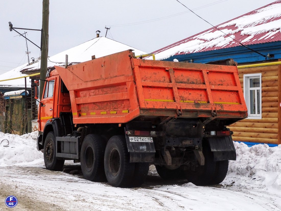 Курганская область, № Р 021 КС 45 — КамАЗ-55111-15 [55111R]