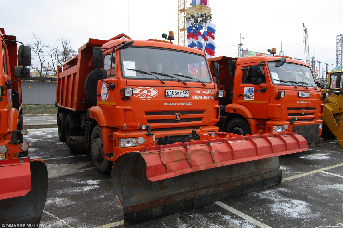 Волгоградская область, № В 185 КТ 134 — КамАЗ-65115-L4