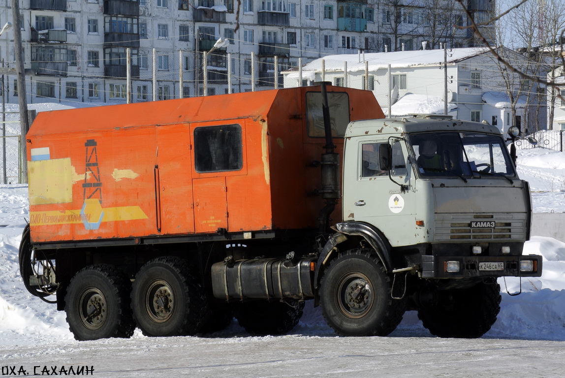 Сахалинская область, № К 246 СА 65 — КамАЗ-43118-15 [43118R]