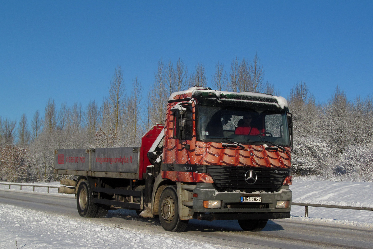 Литва, № HRL 937 — Mercedes-Benz Actros ('1997) 1831