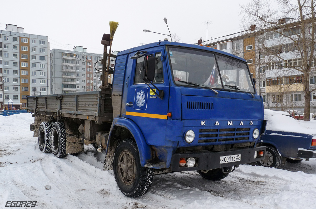 Архангельская область, № Н 001 ТВ 29 — КамАЗ-53212