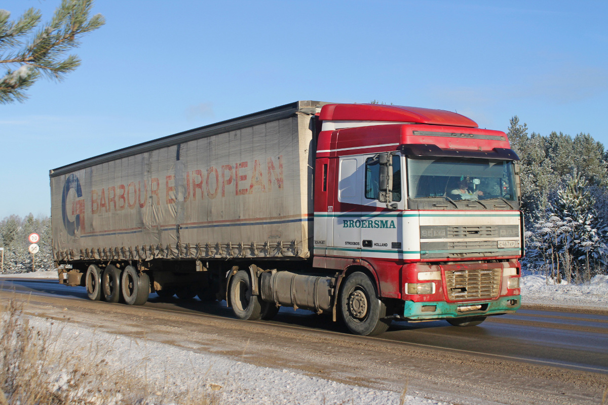 Владимирская область, № 377 — DAF 95XF FT