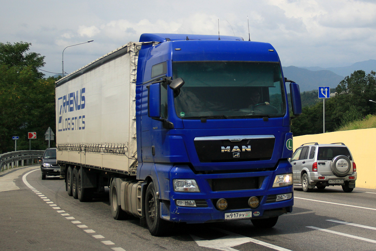 Абхазия, № М 917 РУ — MAN TGX ('2007) 18.440