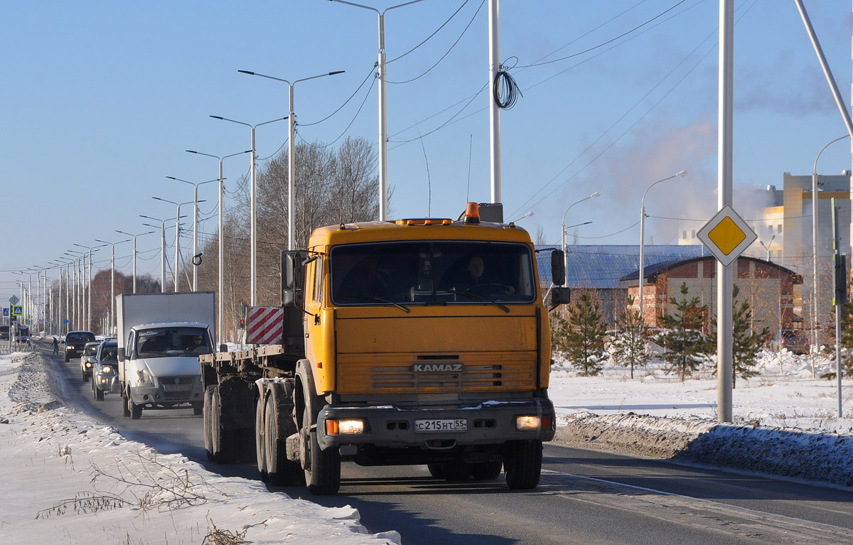 Омская область, № С 215 НТ 55 — КамАЗ-54115-15 [54115R]