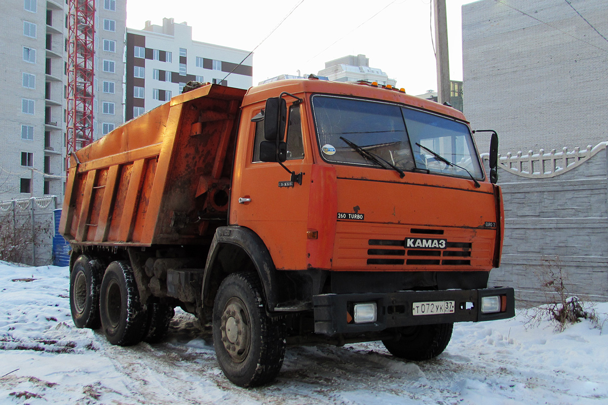 Ивановская область, № Т 072 УК 37 — КамАЗ-65115 (общая модель)