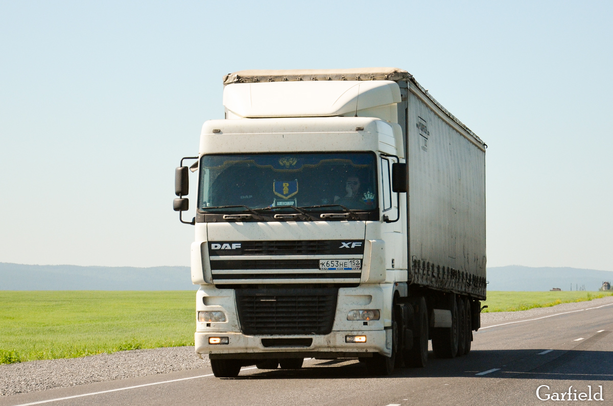 Нижегородская область, № К 653 НЕ 152 — DAF XF95 FT