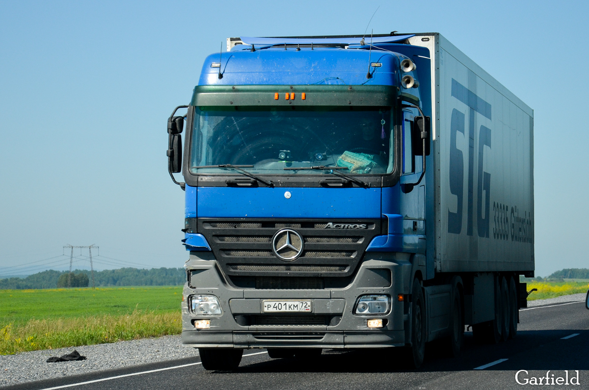 Тюменская область, № Р 401 КМ 72 — Mercedes-Benz Actros ('2003) 1844