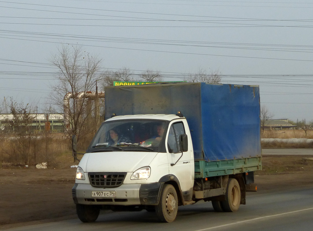 Волгоградская область, № А 907 ЕС 34 — ГАЗ-33104 "Валдай"