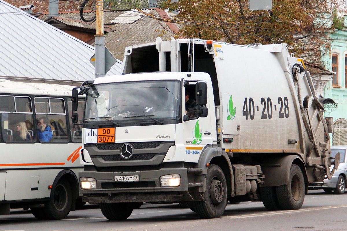 Орловская область, № В 410 УТ 47 — Mercedes-Benz Axor 1828