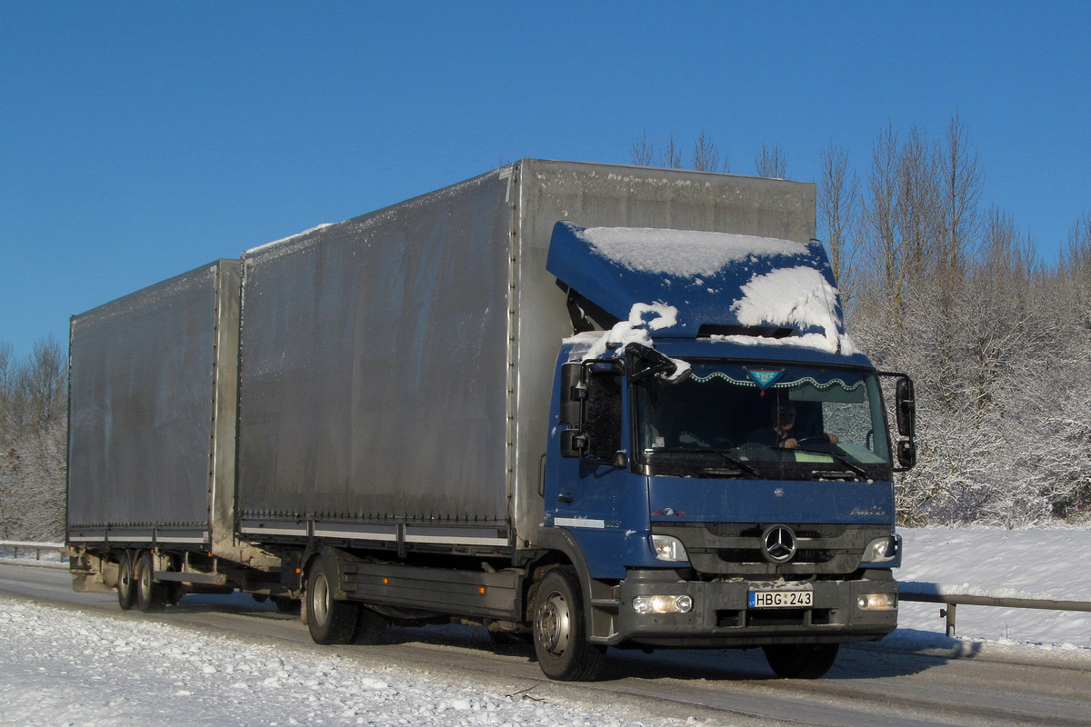 Литва, № HBG 243 — Mercedes-Benz Atego (общ.м)