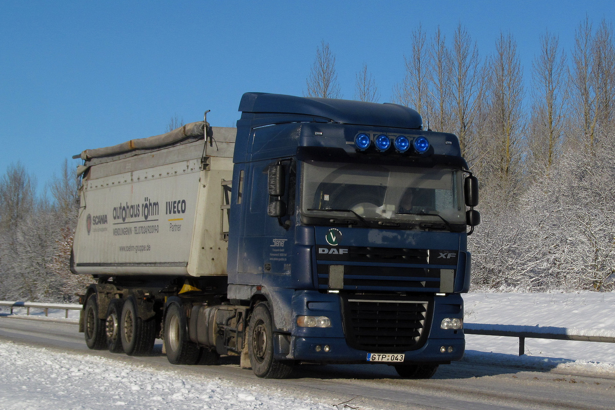 Литва, № GTP 043 — DAF XF105 FT