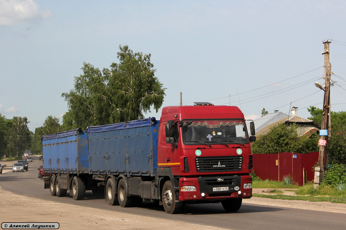 Воронежская область, № Х 588 ТМ 36 — МАЗ-6312 (общая модель)