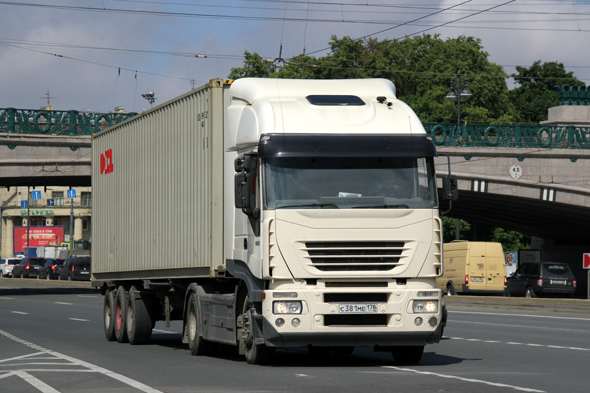 Санкт-Петербург, № С 381 МЕ 178 — IVECO Stralis ('2002) 460