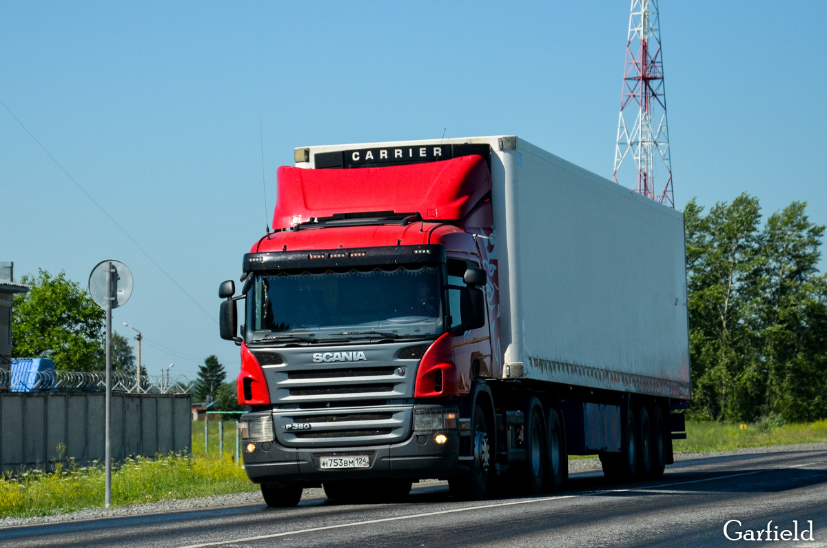 Красноярский край, № Н 753 ВМ 124 — Scania ('2004) P380