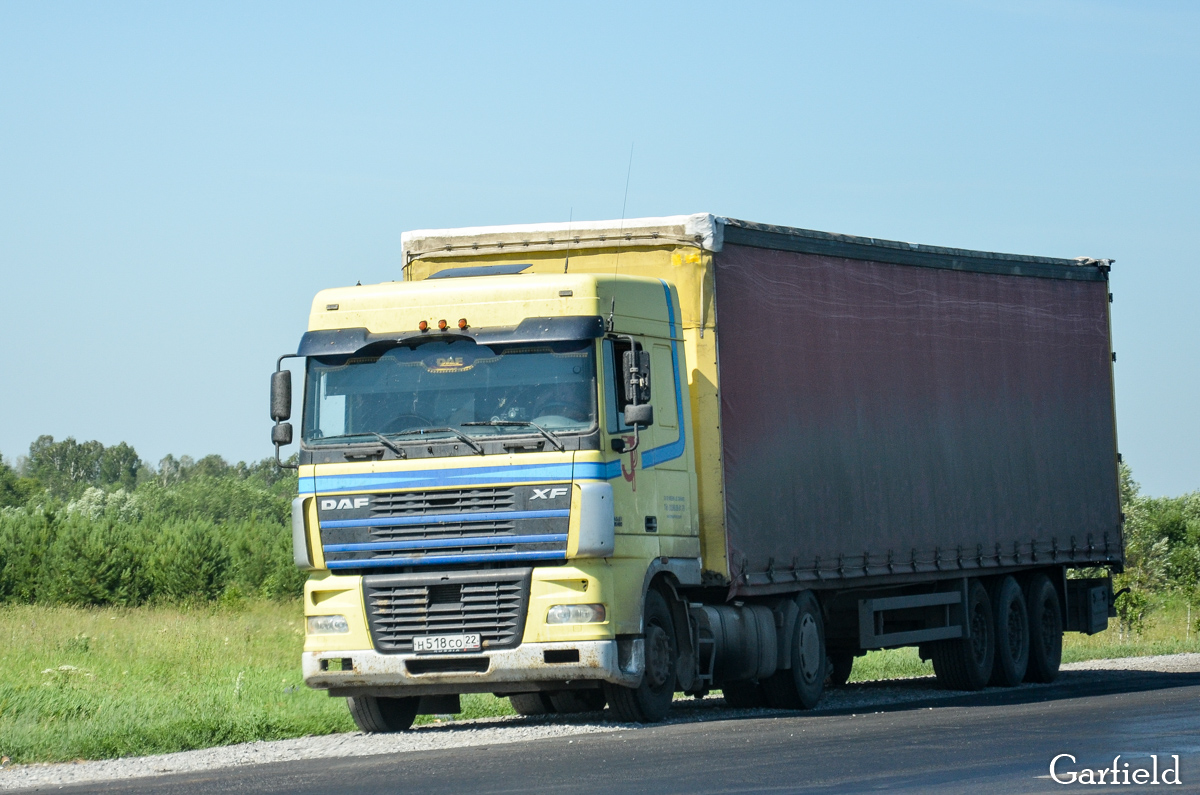 Алтайский край, № Н 518 СО 22 — DAF XF95 FT