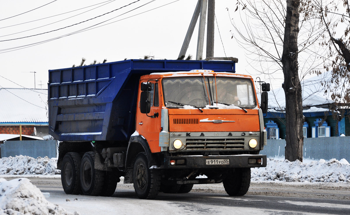 Омская область, № Е 911 УО 55 — КамАЗ-5511